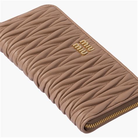 miu miu cammeo matelasse|Cameo Large Matelassé Nappa Leather Wallet .